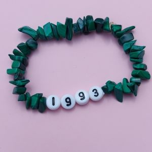 1993 Dyed Malachite Handmade Bracelet